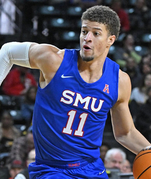  Mens Youth SMU Mustangs Custom Nike Royal SMU Basketball Game Jersey 