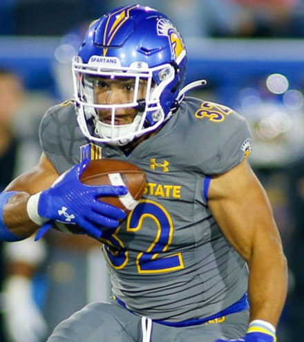  Mens Youth San Jose State Spartans 2023 Grey College Football Game Jersey 