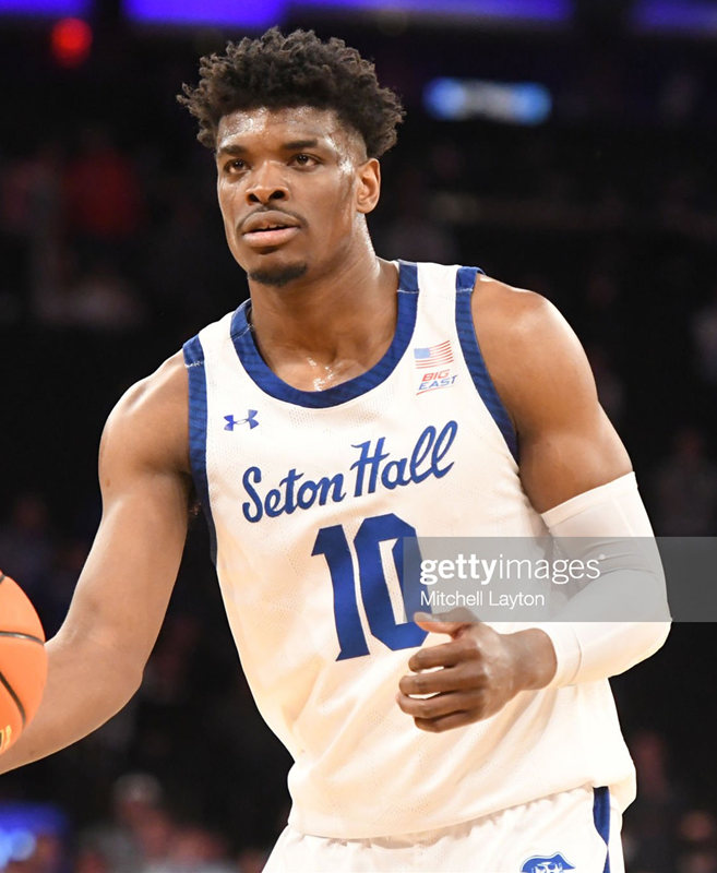  Mens Youth Seton Hall Pirates #10 Alexis Yetna 2022-23 White College Basketball Game Jersey 