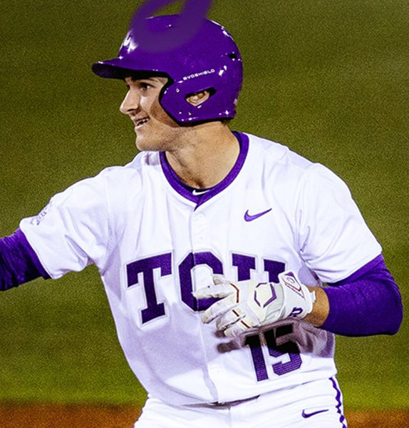  Mens Youth TCU Horned Frogs Custom Nike 2024 White Baseball Game Jersey 