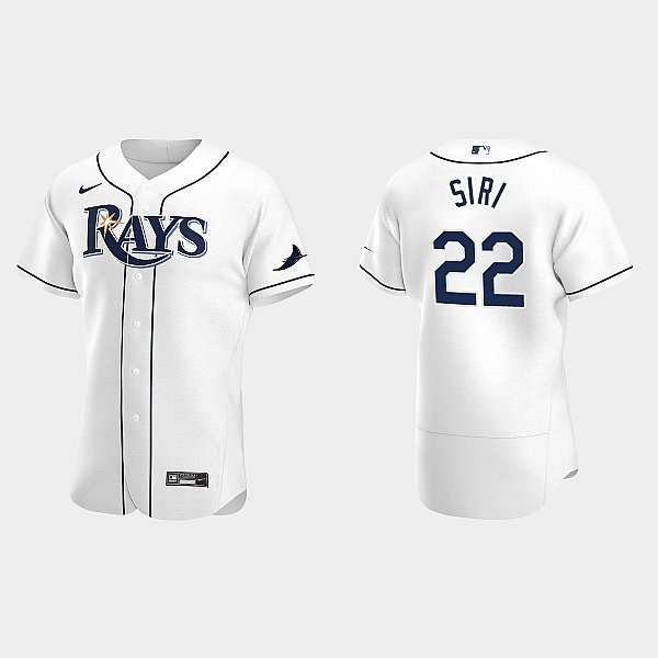  Mens Youth Tampa Bay Rays #22 Jose Siri Nike White Home FlexBase Jersey 