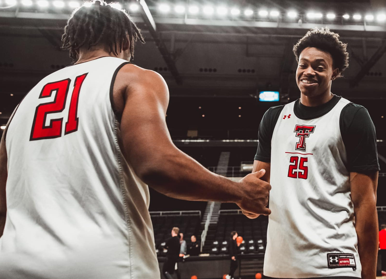  Mens Youth Texas Tech Red Raiders Custom Grey College Basketball Training Uniform Jersey 