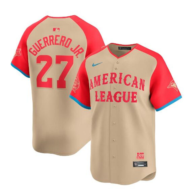  Mens Youth Toronto Blue Jays #27 Vladimir Guerrero Jr. Nike 2024 MLB All-Star Game Limited Player Jersey - Cream 