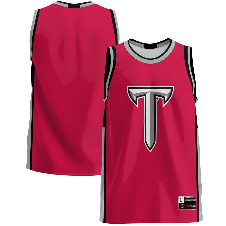  Mens Youth Troy Trojans Custom Adidas Cardinal College Basketball Limited Jersey 