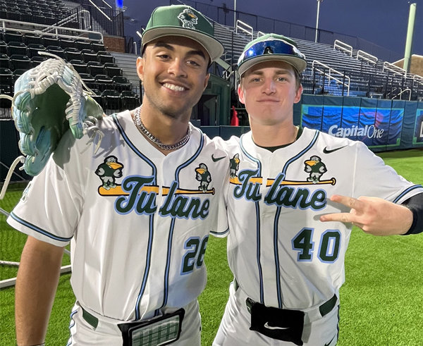  Mens Youth Tulane Green Wave Custom 2024 Cream with Strip Baseball Game Jersey 