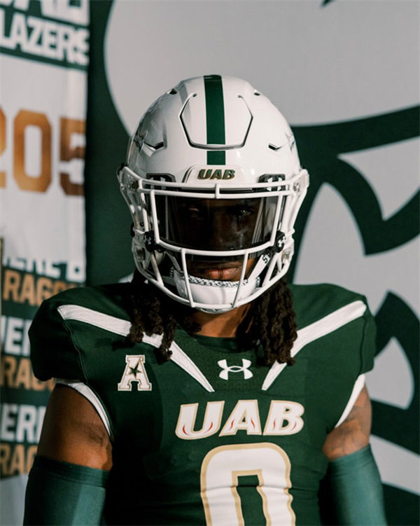  Mens Youth UAB Blazers Custom 2023 Green College Football Game Jersey 