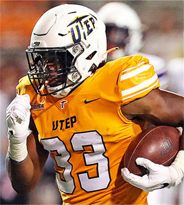  Mens Youth UTEP Miners Custom Nike 2020 Orange Football Jersey 