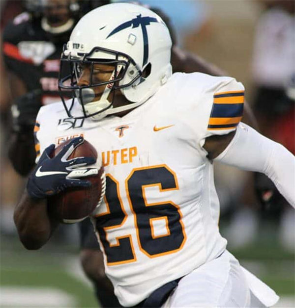  Mens Youth UTEP Miners Custom Nike 2020 White Football Jersey 