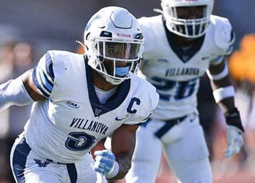  Mens Youth Villanova Wildcats Custom Nike 2022 White Football Game Jersey 