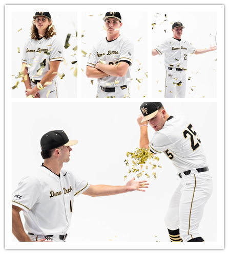  Mens Youth Wake Forest Demon Deacons Custom Nike 2023 White Demon Deacons College Baseball Game Jersey 