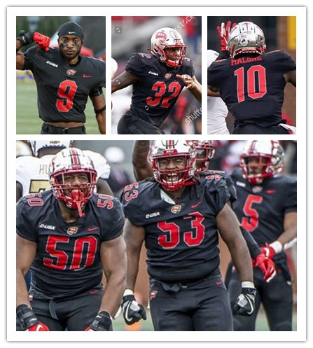  Mens Youth Western Kentucky Hilltoppers Custom Nike 2020 Black Football Jersey 