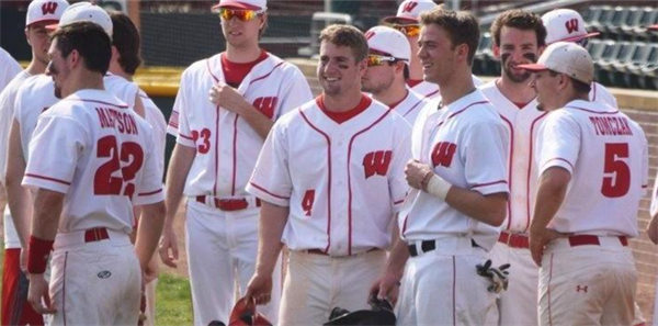  Mens Youth Wisconsin Badgers Custom White Retro Baseball Jersey 