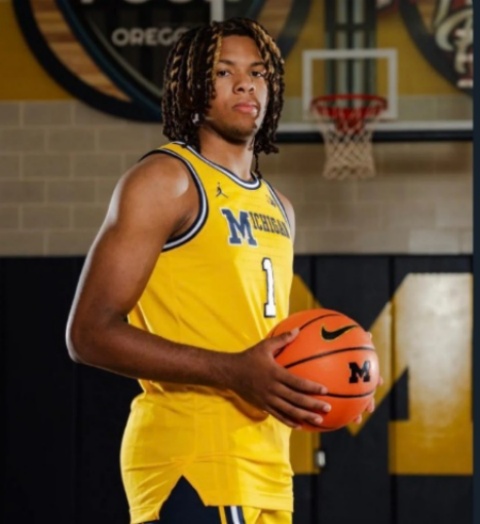  Michigan Wolverines #1 Trey McKenney Maize Retro Limited College Basketball Game Jersey 