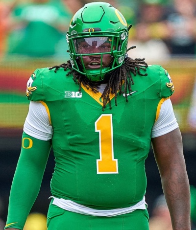  Oregon Ducks #1 Bear Alexander F.U.S.E. Limmited 2025 GANG GREEN Retro Football Game Jersey 