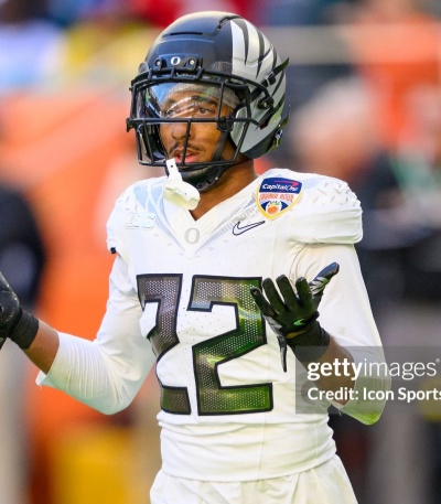  Oregon Ducks #22 Jadon Canady 2025 BIG Ten Alternate Game Football Jersey White 