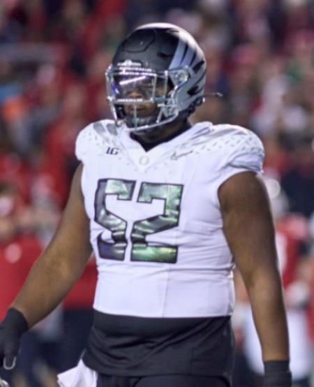  Oregon Ducks #52 A'Mauri Washington 2025 BIG Ten Alternate Game Football Jersey White 