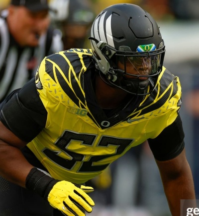  Oregon Ducks #52 A'Mauri Washington 2025 BIG Ten Alternate Game Football Jersey Yellow 