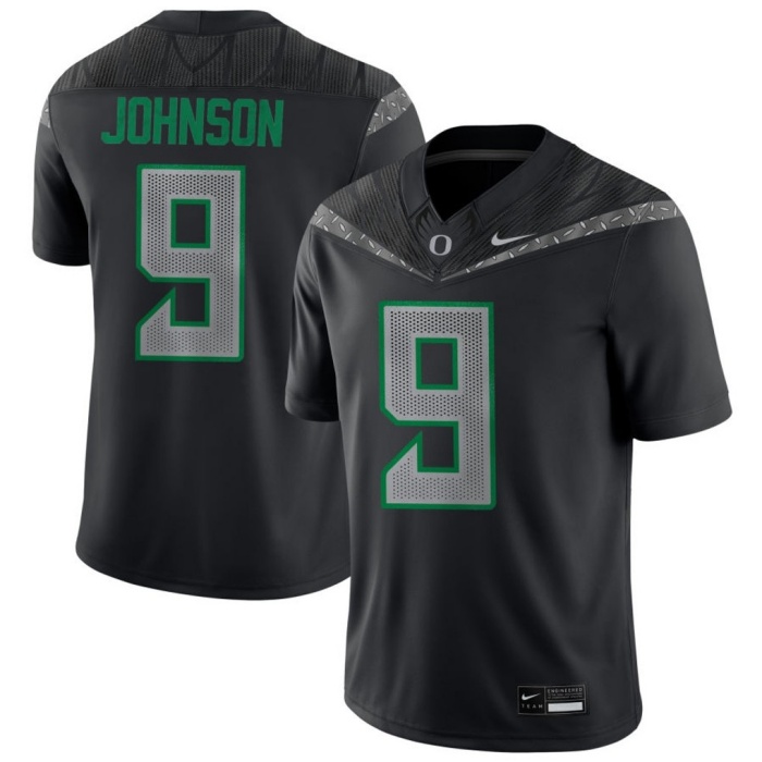 Oregon Ducks #9 Jamari Johnson  Black GENERATION O FLY ERA F.U.S.E. Limmited Football Game Jersey 