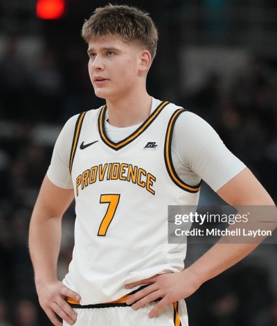  Providence Friars #7 Stefan Vaaks White Retro College Basketball Game Jersey 