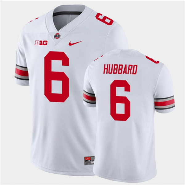  Sam Hubbard Ohio State Buckeyes Men's Jersey - #6 NCAA White Replica Authentic