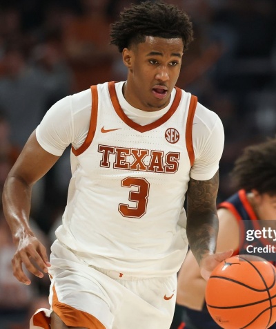  Texas Longhorns #3 Dailyn Swain 2025 SEC White College Basketball Game Jersey 