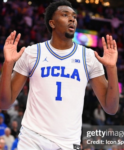  UCLA Bruins #1 Xavier Booker  2025 BIG White College Basketball Game Jersey 