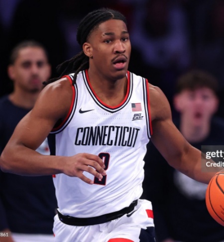  Uconn Huskies #2 Silas Demary Jr. 2025 White College Basketball Game Jersey 