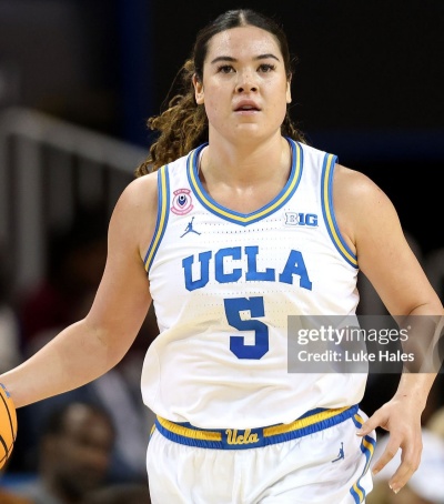  Unisex UCLA Bruins #5 Charlisse Leger-Walker White 2025 BIG 10 women's Basketball Game Jersey 