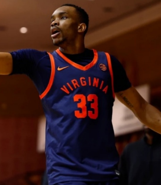  Virginia Cavaliers #33 Ugonna Onyenso Nike 2026 Navy  College Basketball Game Jersey 