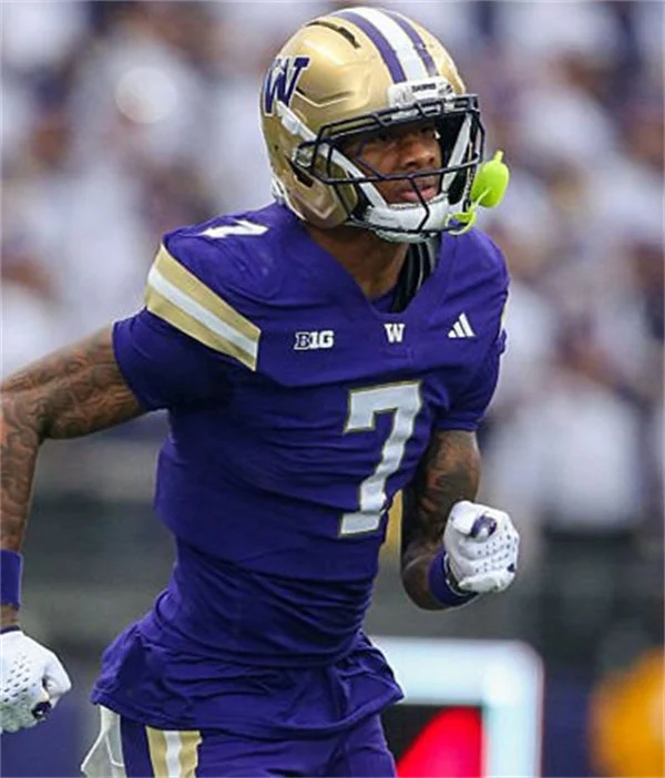  Washington Huskies #7 Ephesians Prysock 2025 Purple College Football Game Jersey 