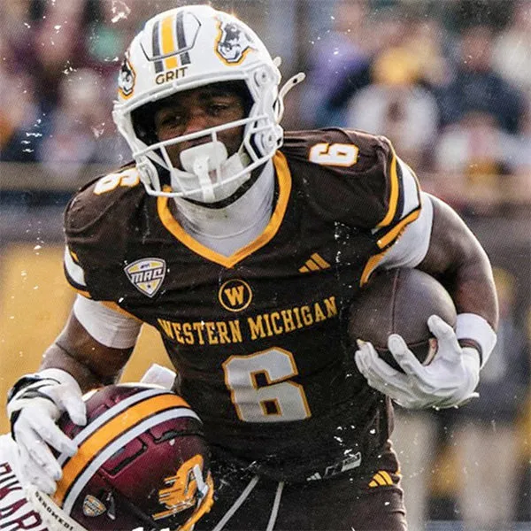  Western Michigan Broncos #6 Jalen Buckley 2025 Brown Football Game Jersey 