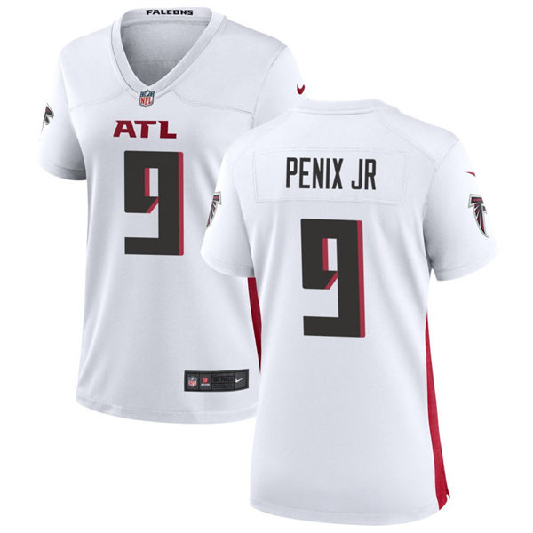  Women's Atlanta Falcons #9 Michael Penix Jr. Nike White Limited Jersey 