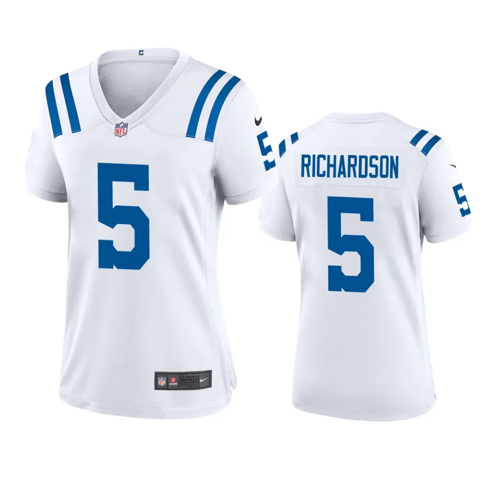  Women's Indianapolis Colts #5 Anthony Richardson Nike White Limited Jersey 