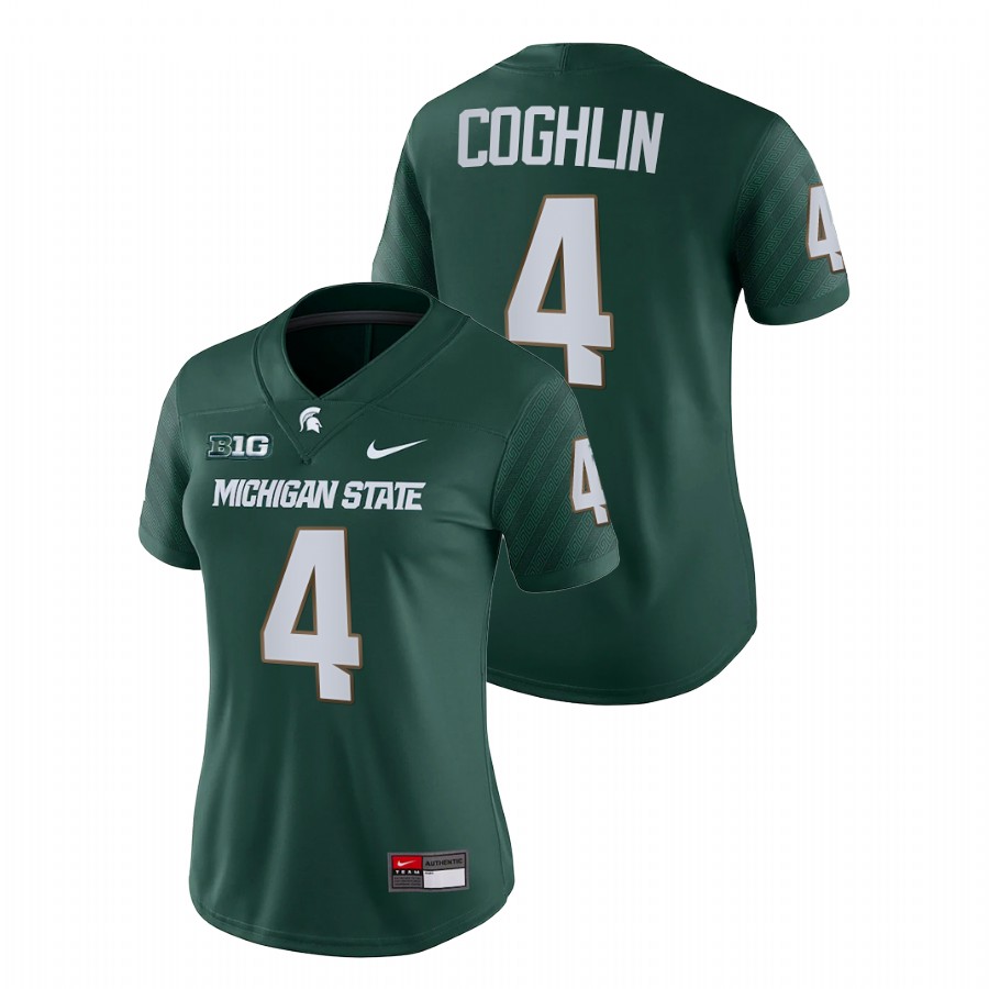  Women's Jersey Michigan State Spartans Matt Coghlin Green College Football Game Jersey