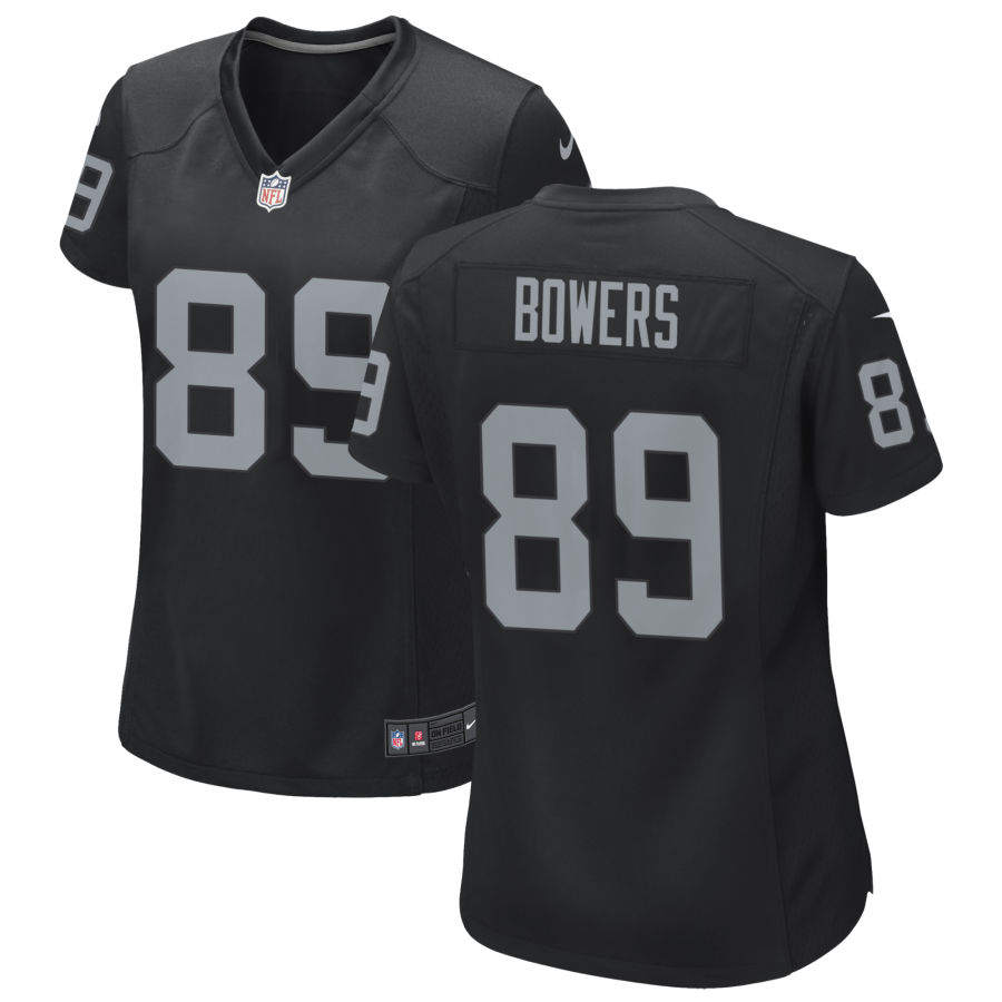  Women's Las Vegas Raiders #89 Brock Bowers Nike Black Limited Jersey 