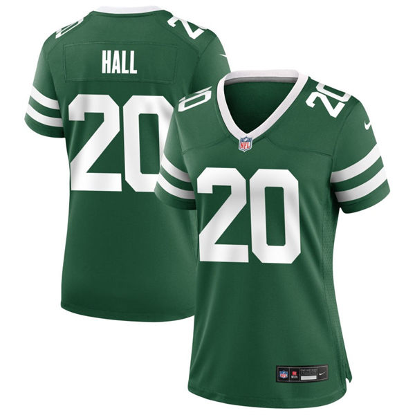  Women's New York Jets #20 Breece Hall Nike Green Legacy Game Jersey 