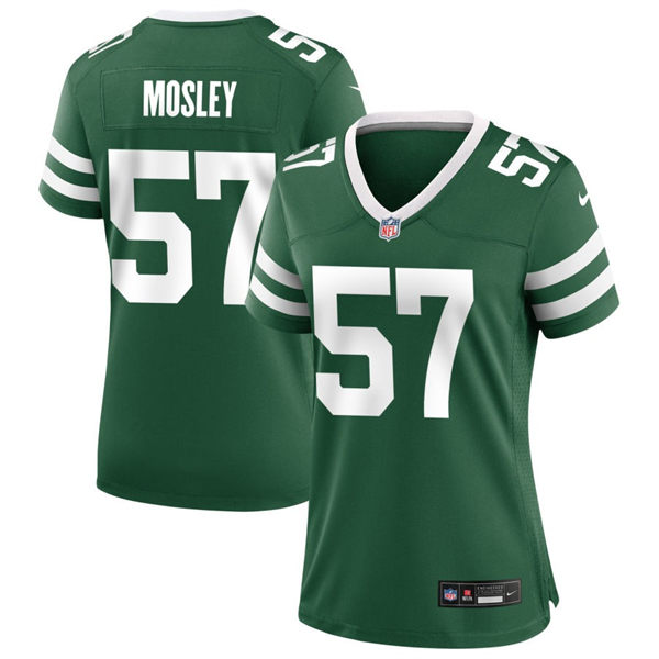  Women's New York Jets #57 C. J. Mosley Nike Green Legacy Game Jersey 