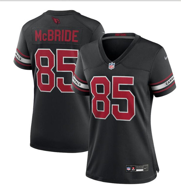  Womens Arizona Cardinals #85 Trey McBride Alternate Black Limited Jersey 