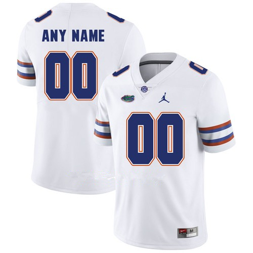  Womens Florida Gators Custom Kyle Trask Kyle Pitts Fred Johnson Martez Ivey Reggie Nelson White Jordan Football Jersey 