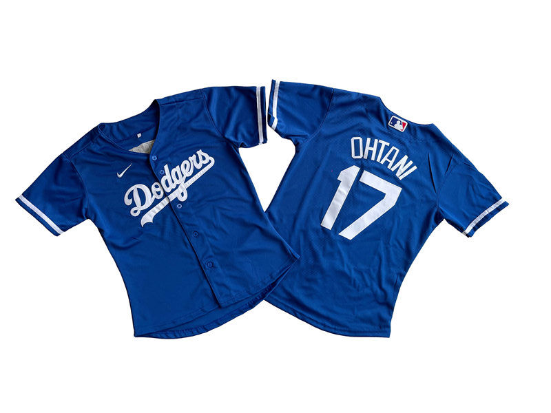  Womens Los Angeles Dodgers #17 Shohei Ohtani Nike Royal Jersey 