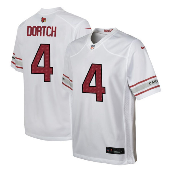  Youth Arizona Cardinals #4 Greg Dortch White Limited Jersey 