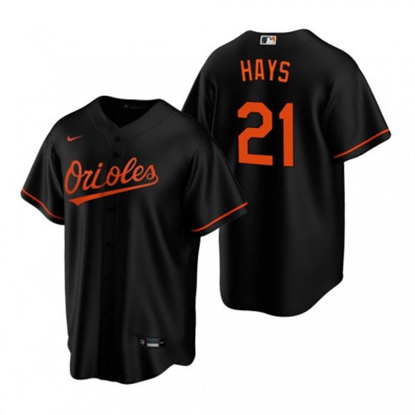  Youth Baltimore Orioles #21 Austin Hays Nike Black Alternate Jersey 