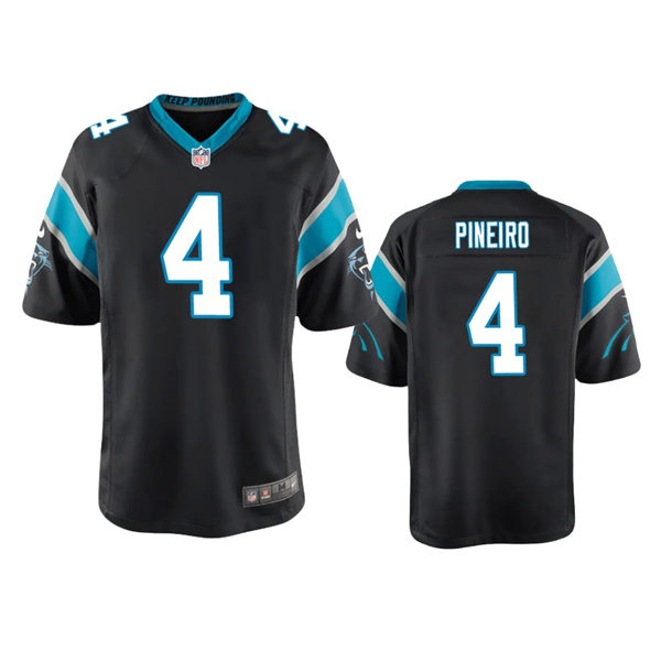  Youth Carolina Panthers #4 Eddy Pineiro Nike Black Limited Jersey 