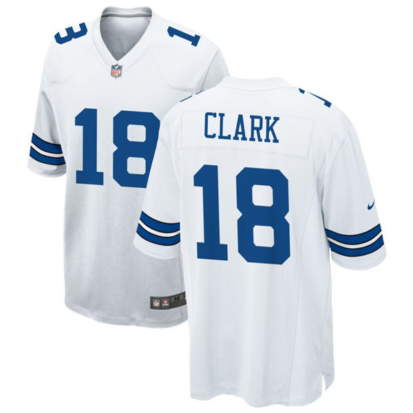  Youth Dallas Cowboys #18 Damone Clark  White Limited Jersey 