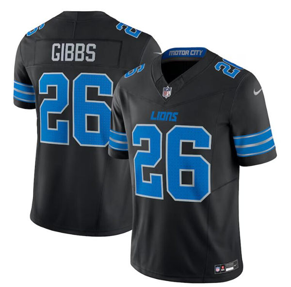 Youth Detroit Lions #26 Jahmyr Gibbs Nike 2024 Black 2nd Alternate Limited Jersey 