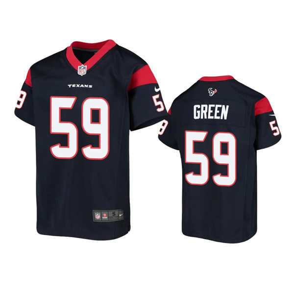  Youth Houston Texans #59 Kenyon Green Nike Navy Limited Jersey 