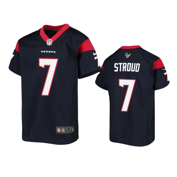  Youth Houston Texans #7 CJ Stroud Nike Navy Limited Jersey 