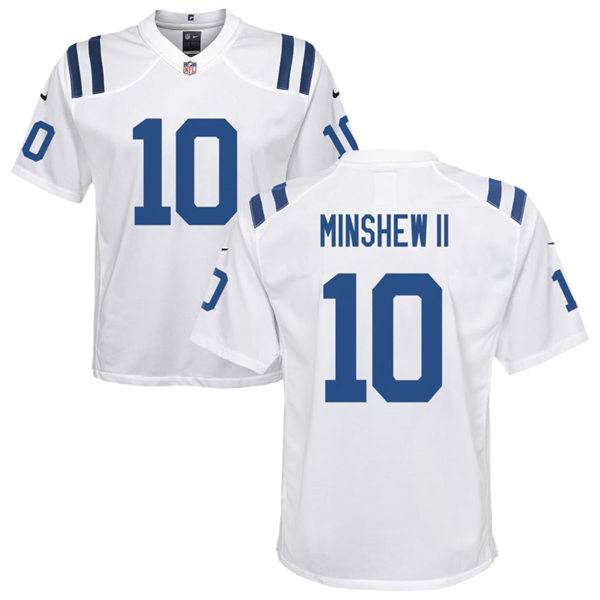  Youth Indianapolis Colts #10 Gardner Minshew II Nike White Limited Jersey 