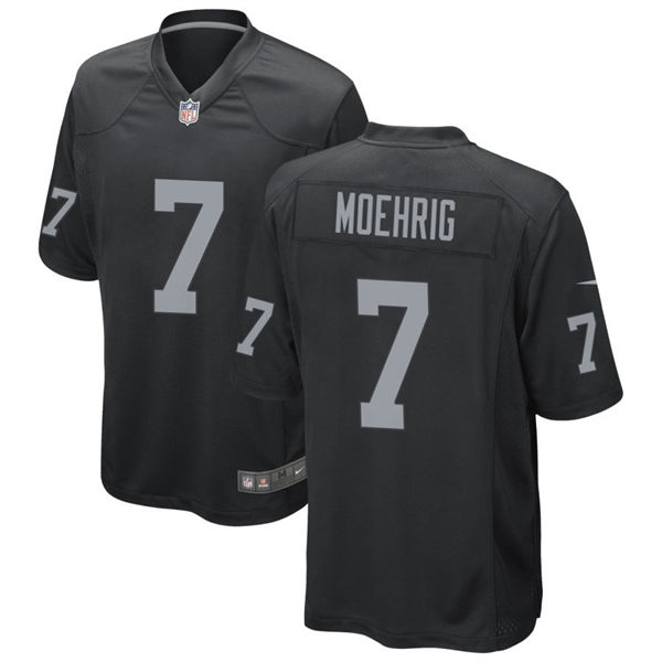  Youth Las Vegas Raiders #7 Trevon Moehrig Nike Black Limited Jersey 