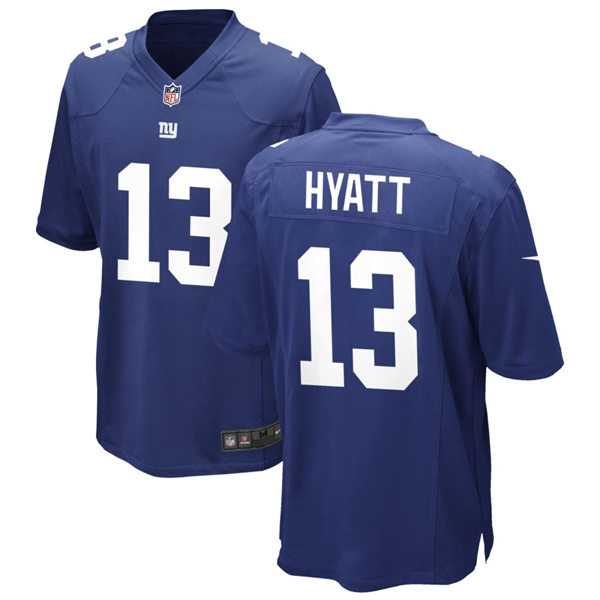  Youth New York Giants #13 Jalin Hyatt Nike Royal Limited Jersey 